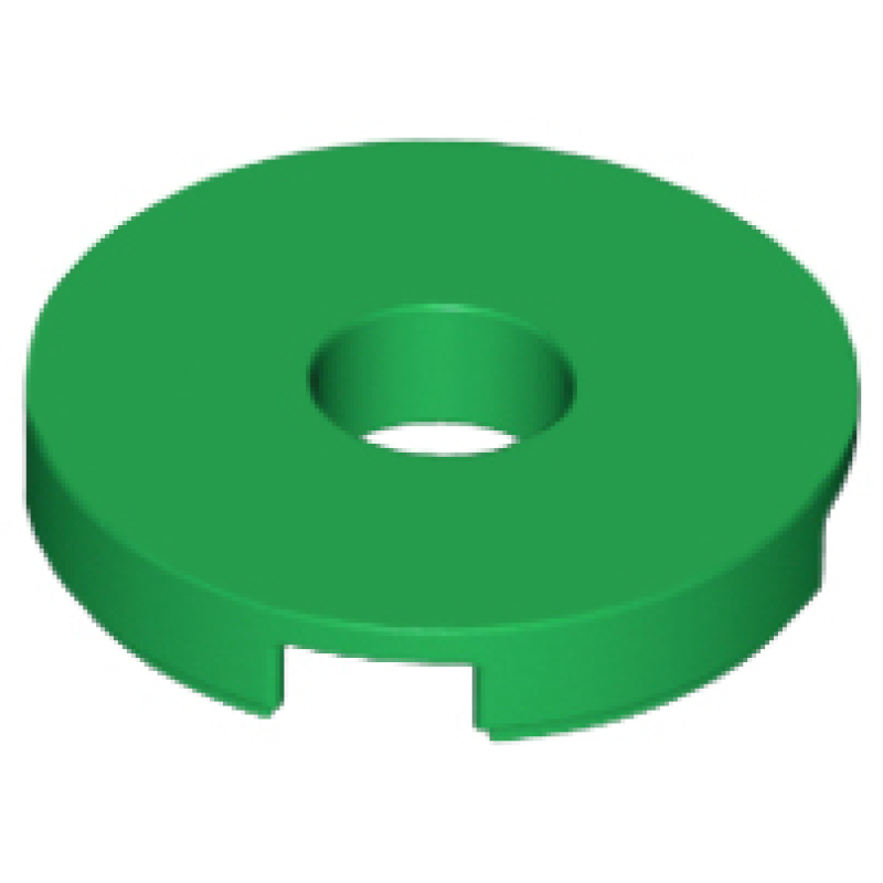 Tegel, Rond 2x2 met gat Green